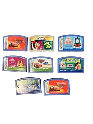 Lot of 8 Leapster Games LeapFrog Learning System Thomas Cars Star Wars Dora - Image 1 of 4