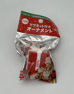 Coca Cola Christmas Present Box Mini Fridge Magnet Decor JP New Sealed - Picture 1 of 5