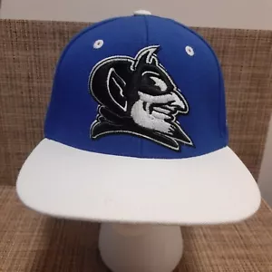 Duke Blue Devils Blue White Baseball Cap Hat Snapback Zephyr Duke University - Picture 1 of 7