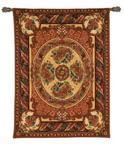 Country Still Life Woven Tapestry | Elegant Wall Hanging with Tunnel & Lining - Picture 1 of 1