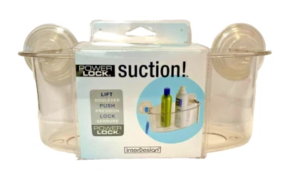 New With Tags Power Lock Suction NIP Shower Caddy Please Read - Image 1 of 4