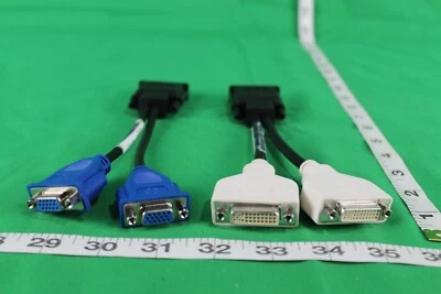 DELL G9438, MOLEX, 1 / DVI TO 2 / VGA & 1 / DVI TO 2 / DVI DUAL Y CABLE 0D7376 - Image 1 of 4