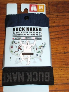 Herren Duluth Trading Buck Nackt Unterwäsche Boxershorts Medium 32-34 Kobaltblau Neu mit Etikett - Bild 1 von 5