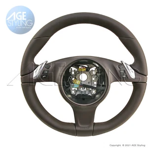 OEM Porsche Cayenne 958 Panamera 970 997 991 PDK Steering Wheel Espresso Brown - Picture 1 of 1
