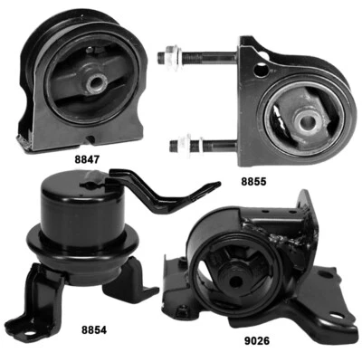 Engine Mounts & Transmission Mount 4PCS Set For Toyota Rav4 00-98 L4-2.0L AT - Image 1 of 4