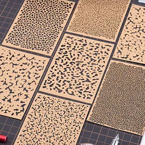 DIY Leakage Spray Stencil Template Sets for 1/72 1/48 1/32 1/35 Engraved Paper - Picture 1 of 20