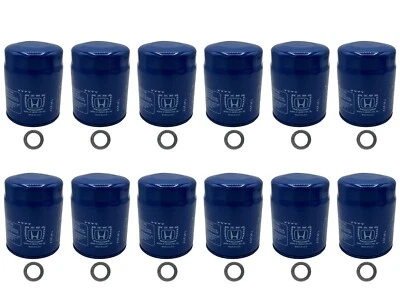 Paquete de 12 filtros de aceite Cyclemax genuinos OEM auténticos incluye arandela de 14 mm Foto 1 de 4