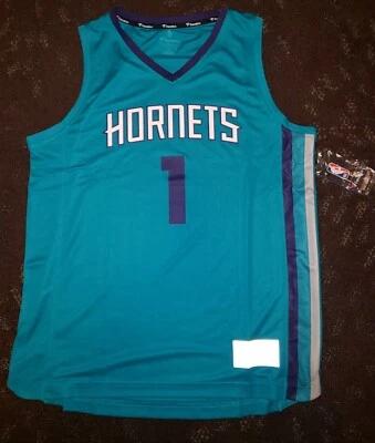 Camiseta grande nueva con etiquetas Malik Monk Charlotte Hornets Fanatics NBA Foto 1 de 4