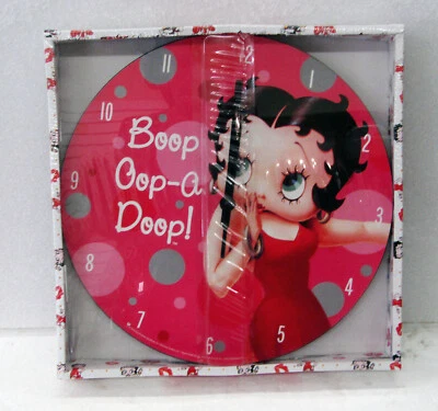 RELÓGIO DE PAREDE BETTY BOOP 13,5" MODELO N°: 10789 - Imagem 1 de 2