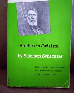 Studies in Judaism by Solomon Schechter (PB, Meridian, 1960) - Picture 1 of 6
