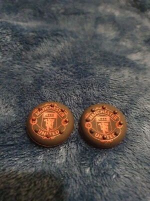 Controller Thumb Grips Manchester Utd. Xbox/PlayStation Red And Black. 011/023 - Image 1 of 2