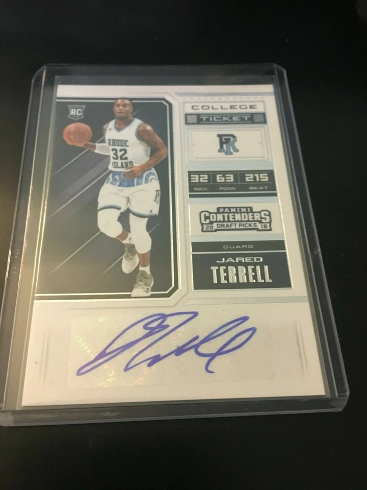 2018-19 Contenders Draft Picks College Ticket JARED TERRELL Autograph auto - Image 1 of 1