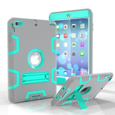 For iPad 7th 8th 9th Gen 10.2" Mini 7.9" Heavy Duty Stand Case Shockproof Cover - Image 1 of 4