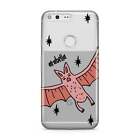 Pink Bat Personalised Halloween Google Case for Pixel Phones