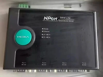 New Moxa NPort 5410 4 port serial device server Fast Shipping - Image 1 of 4
