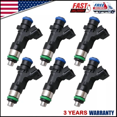 Inyectores de combustible 6 piezas para Suzuki Equator 4,0 L 09-2012 Infiniti QX56 5,6 L 2004-2010 Foto 1 de 4