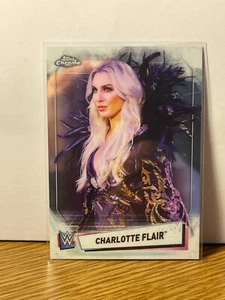2021 Topps Chrome WWE Charlotte Flair #12 - Picture 1 of 2