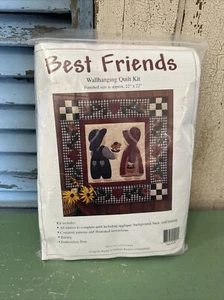 Best Friends Wallhanging Quilt Kit K1001 22" x 22" Rachel's of Greenfield New - Picture 1 of 2