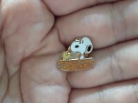 Vintage Aviva Snoopy Woodstock and Nest Mini Pin 