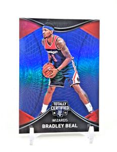 Bradley Beal /99 MIRROR BLUE 2016-17 Panini Totally Certified #100 Wizards (SP)