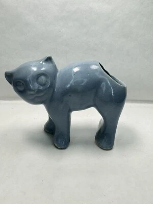 McCoy Ceramic Arched Back Scaredy Cat Succulent Cactus Planter - Image 1 of 4