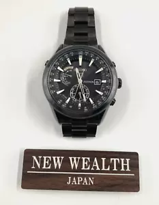 Seiko Astron Black SBXA003 7X52 0AA0 Ceramic Titanium solar GPS 18cm wrist black - Picture 1 of 15