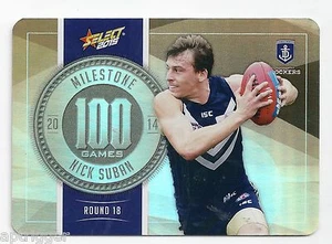 2015 Select Champions Milestone Holofoil (MG31) Nick SUBAN Fremantle - Picture 1 of 1