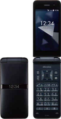 KYOCERA KY-42C DIGNO KEITAI R ANDROID FLIP PHONE Black UNLOCKED JAPAN - Image 1 of 4