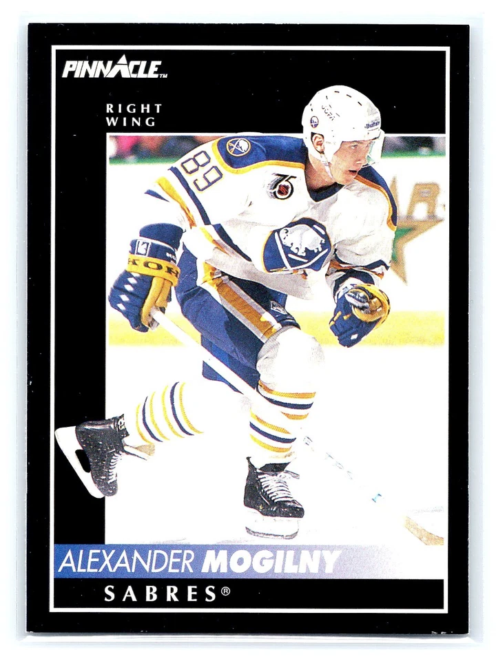 1992 Pinnacle Canadian Hockey #77 Alexander Mogilny   Buffalo Sabres - Image 1 of 2