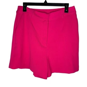 HOUSE OF HARLOW 1960 PANTALONES CORTOS CINTURA ALTA, ROSA, CINTURA ELÁSTICA, GRANDES - Imagen 1 de 11