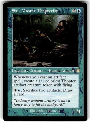 Sai, Master Thopterist (Retro Frame) Commander: the Brothers' War Regular MTG - Image 1 of 2