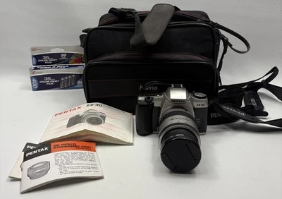 Pentax ZX-60 35mm Film SLR Camera w/ 28-80mm f3.5 Lens - TESTED - Image 1 of 4