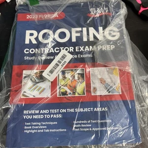 2023 Florida Roofing Contractor Exam Prep: 2023 Study Review & Pr - Picture 1 of 5