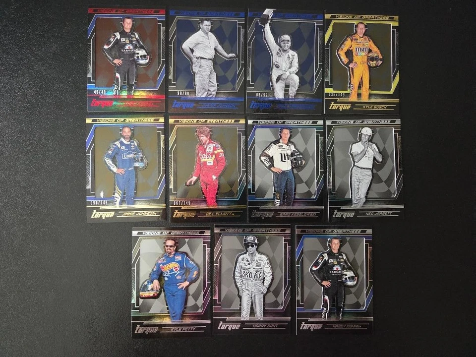 Eleven 2017 Panini Torque Visions of Greatness NASCAR Cards - Image 1 of 1