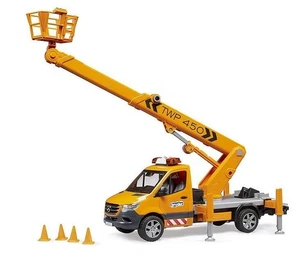 Bruder MB Sprinter mit Arbeitsbühne & Licht & Sirene - B102679 - Spielzeug - Bild 1 von 5