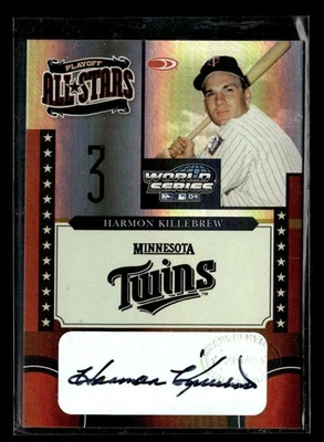 Donruss Serie Mundial 2004 Harmon Killebrew Playoff All-Stars autógrafo/10 U5113 Foto 1 de 2