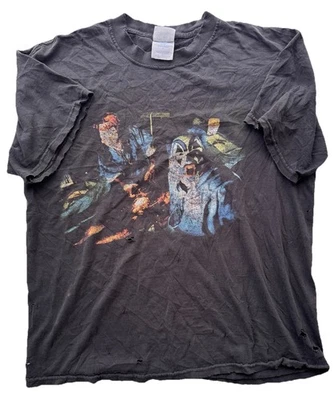 Camiseta De Colección 1999 ICP Insane Clown Posse Era Jekyll Brothers Rojo Salpicaduras Tronco Foto 1 de 4