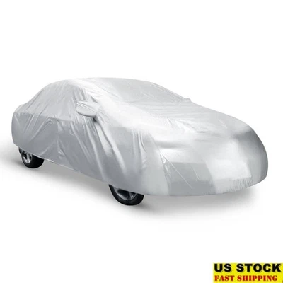 All Weather Snow Proof Car Cover UV Dust Rain Resistant Breathable Protector New - Image 1 of 4