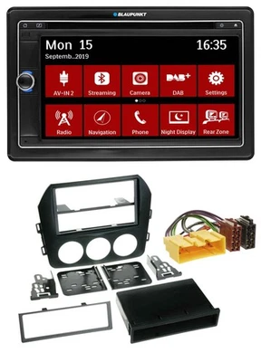 Blaupunkt Bluetooth DAB 2DIN USB DVD MP3 Autoradio für Mazda MX 5 (NC, ab 2008) - Bild 1 von 4