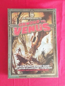 2014 Dr. Grordbort's Onward To Venus Strategic Board Game Complete And Unused - Picture 1 of 7