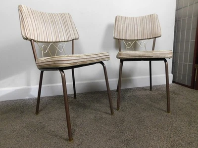 2 1950s Butterfly Kitchen Chairs Virtue Bro CA Ships FLAT Retro Vintage MCM - Image 1 of 4