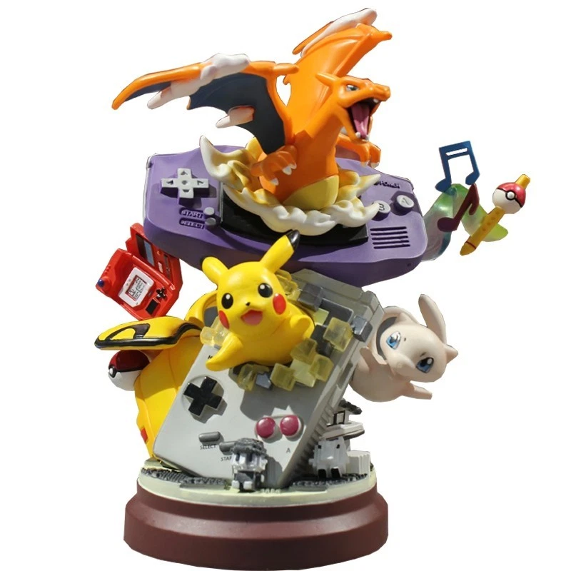 Action Figure Pokemon Charizard Pikachu Anime Collezione Gameboy Nintendo 20 Cm - Immagine 1 di 4