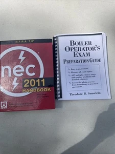 2011 NEC Handbook Earley Boiler Operator’s Exam Preparation Guide Sauselein - Picture 1 of 7