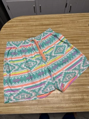 Chubbies Men’s The En Fuegos 5.5” Lined Classic Swim Trunks Size L Aztec Print - Image 1 of 4