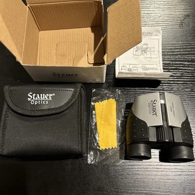 STAUER OPTICS BINOCULARS 8x21 with Carry Case and Cleaning Cloth - Image 1 of 2