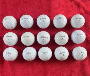 15 Titleist ProV1 Mint Used Golf Balls 5A AAAAA - Free Shipping!!! - Picture 1 of 2