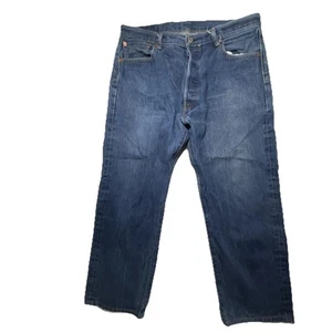 Pantalones de mezclilla Levi’s 501 XX botón mosca lavado medio para hombre talla 36 (medida 35x26") - Imagen 1 de 12