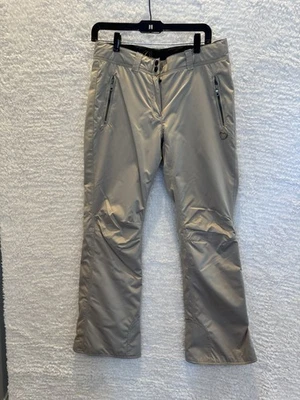 Usado en Excelente Condición: Pantalones de Esquí Obermeyer Para Mujer Ajustados Beige Tostado Neutro Invierno Talla 8 Nieve Foto 1 de 4