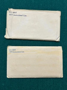 (2) 1977 & 1979 US Mint Sets - Uncirculated OGP - Free Shipping! - Picture 1 of 6