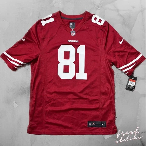 NFL Official Nike San Francisco 49ers Niners Anquan Boldin Jersey Men’s Large Cover